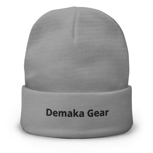 Demaka Gear Embroidered Beanie